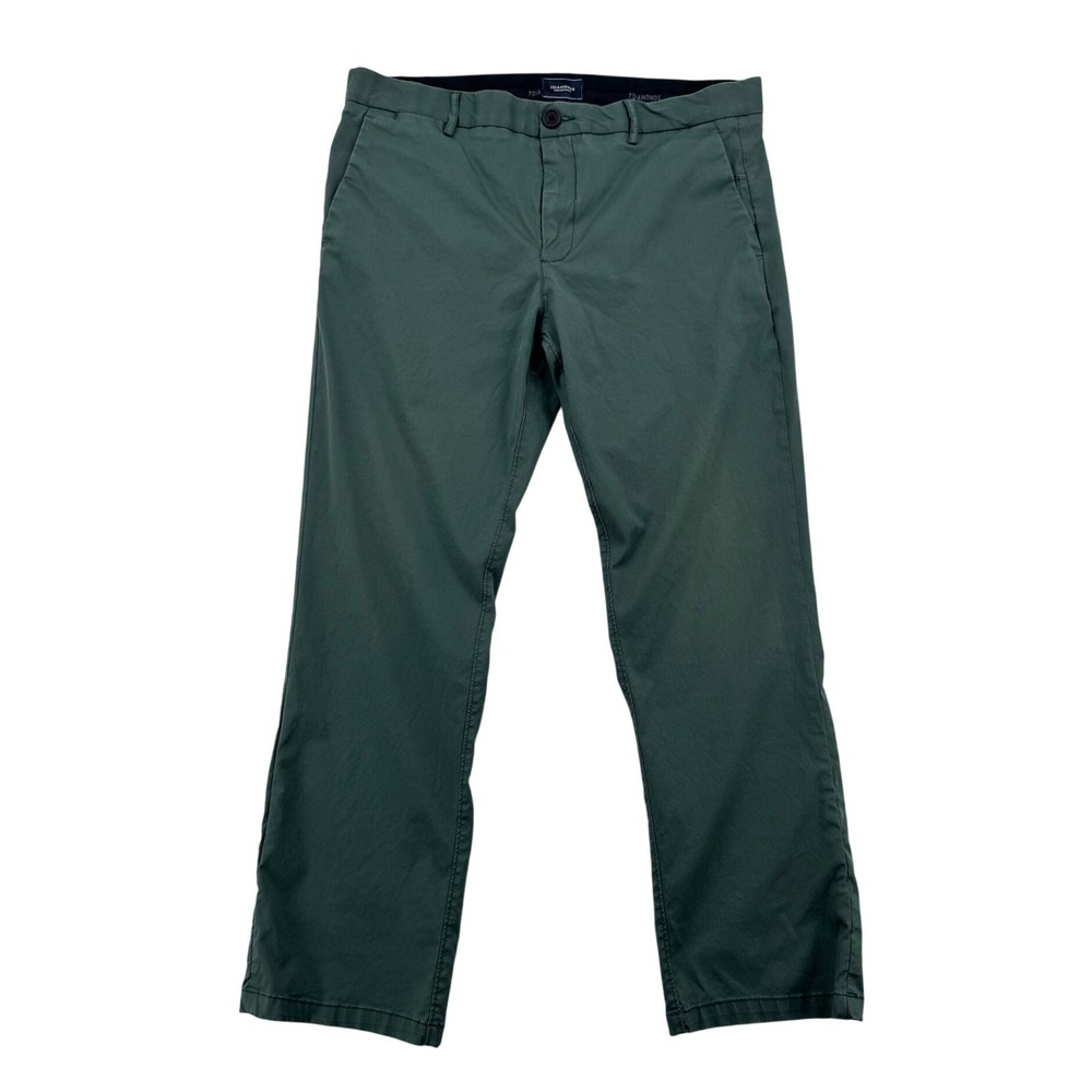 7 Diamonds Performance Chino Pants Mens 34x30 Green Good Straight Leg